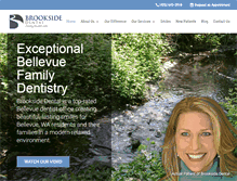 Tablet Screenshot of brooksidedental.com